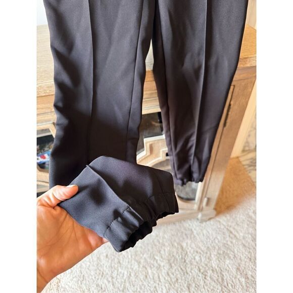 NWT Geraldine Lustgarten Black Dress Pant Joggers Size 2 - Picture 4 of 11